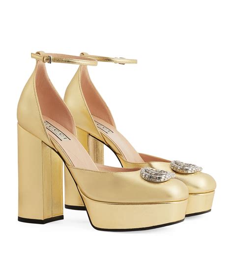 Women's platform pump with Double G 